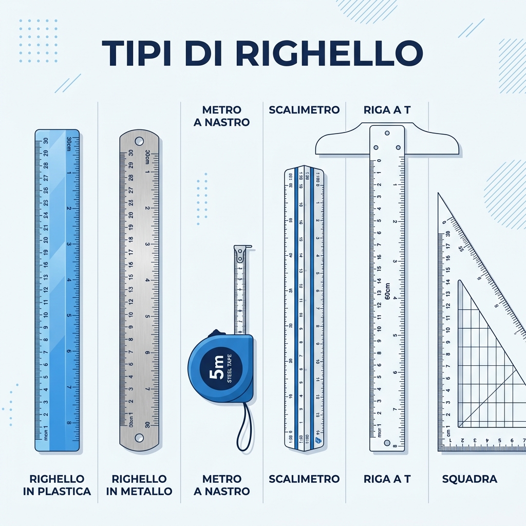 Tipi di Righello e Quando Utilizzarli